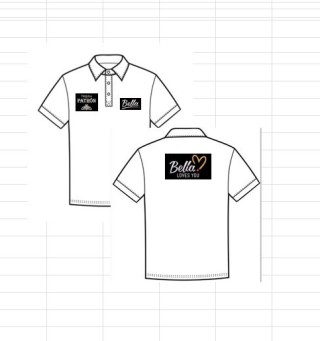 Ladies Staff Shirt-Black:Black